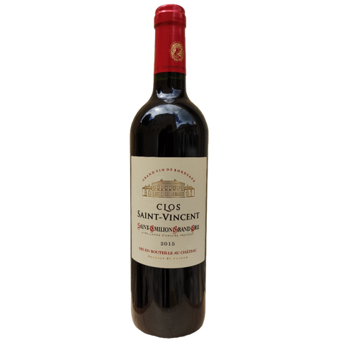 Clos Saint-Vincent Saint-Emilion Grand Cru 2015